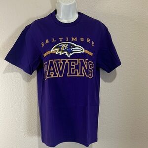 MAJESTIC Baltimore Ravens Appliqué T-Shirt, Size M, EUC